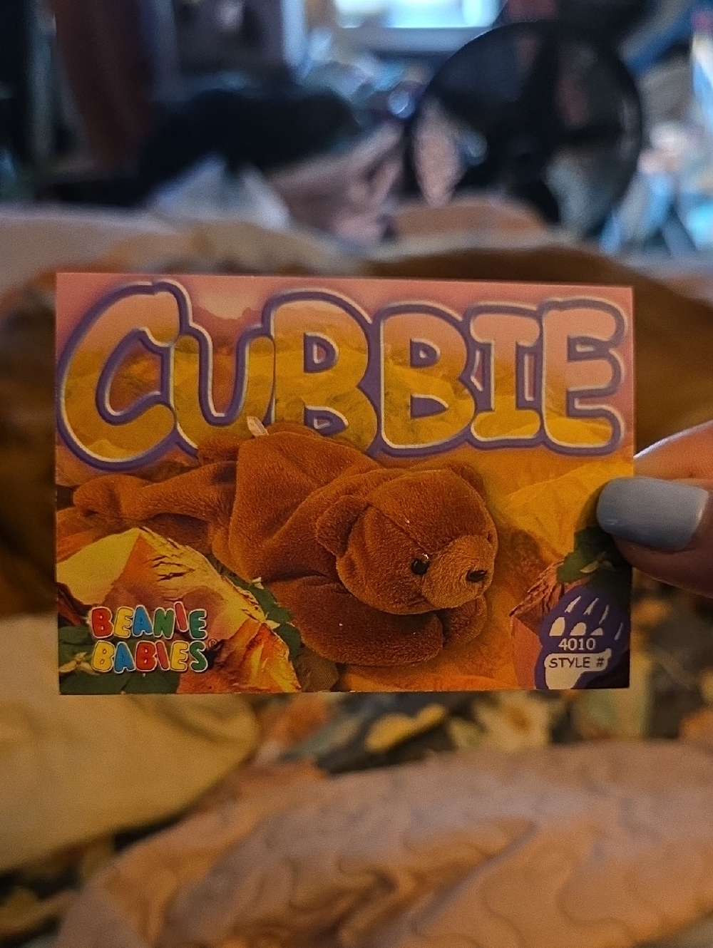 TY Beanie Baby Cubbie Collectible Trading Card